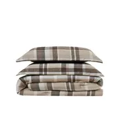 Truly Soft Paulette Plaid Full/Queen Duvet Set