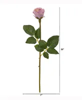 Nearly Natural 20in. Rose Bud Artificial Flower Set of 12