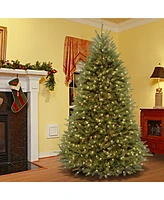 National Tree 7' Dunhill Fir Hinged Tree with 700 Clear Lights + PowerConnect