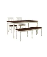 Crosley Shelby 4 Piece Dining Set