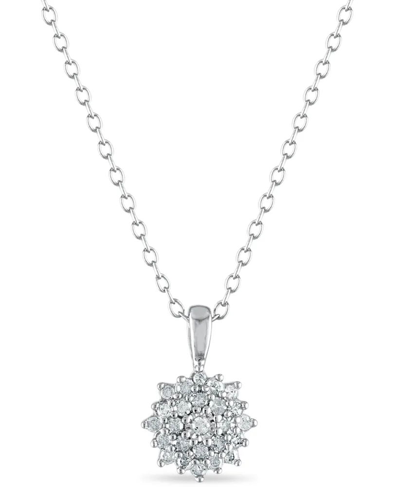 Diamond 1/5 ct. t.w. Pendant in Sterling Silver