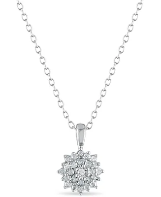 Diamond 1/5 ct. t.w. Pendant in Sterling Silver