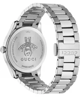 Gucci Men's Swiss G-Timeless Stainless Steel Bracelet Watch 38mm