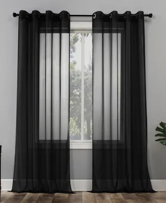 No. 918 Sheer Voile 59" x 63" Grommet Top Curtain Panel