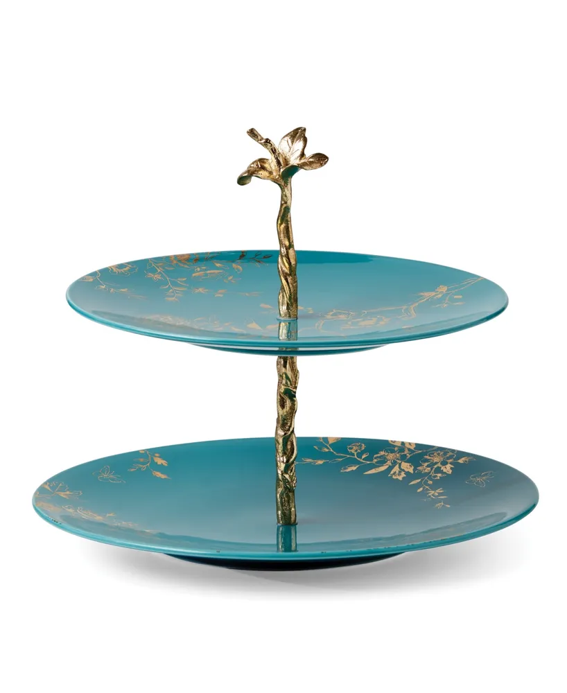 Lenox Sprig & Vine Two Tiered Served