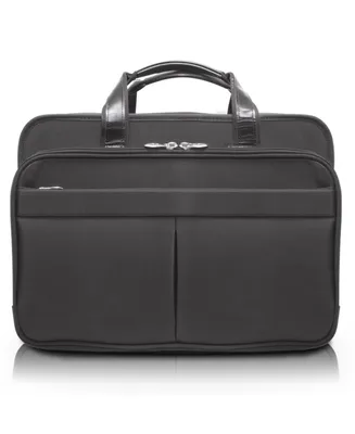McKlein Walton, 17" Expandable Double Compartment Laptop Briefcase