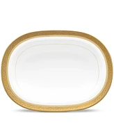 Noritake Summit Gold Oval Vegetable Bowl, 24 Oz.