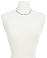 I.n.c. International Concepts Rhinestone Mesh Statement Necklace, 15" + 4" extender, Created for Macy's