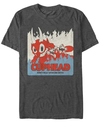 Fifth Sun Men's Don't Deal With The Devil Poster Short Sleeve T- shirt