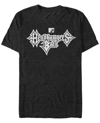 Fifth Sun Men's Headbangers Ball Metal Text Short Sleeve T- shirt