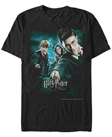 Fifth Sun Harry Potter Men's Order of The Phoenix Group Poster Short Sleeve T-Shirt