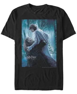 Fifth Sun Harry Potter Men's Goblet of Fire Hagrid and Madame Maxime Poster Short Sleeve T-Shirt