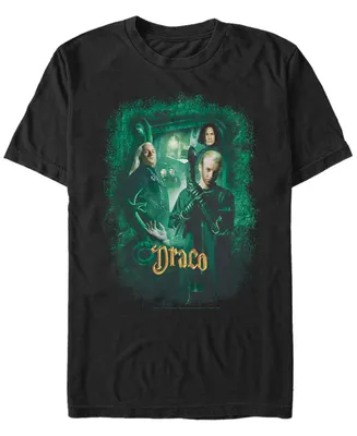 Fifth Sun Harry Potter Men's Chamber of Secrets Draco Malfoy Poster Short Sleeve T-Shirt