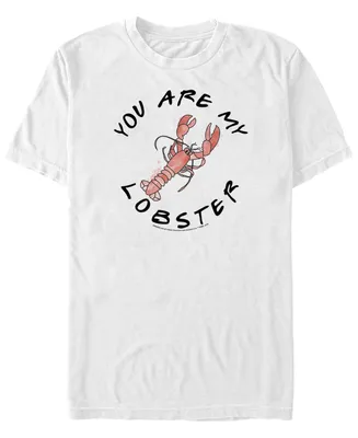 Fifth Sun Friends Men's You Are My Lobster Text Short Sleeve T-Shirt