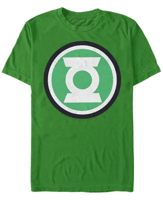 Fifth Sun Dc Men's Green Lantern Classic Circle Logo Short Sleeve T-Shirt