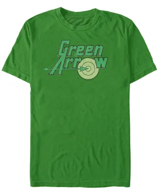 Fifth Sun Dc Men's Green Arrow Target Logo Short Sleeve T-Shirt