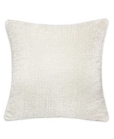 Homey Cozy Chloe Jacquard Plaid Throw Pillow, Houndstooth