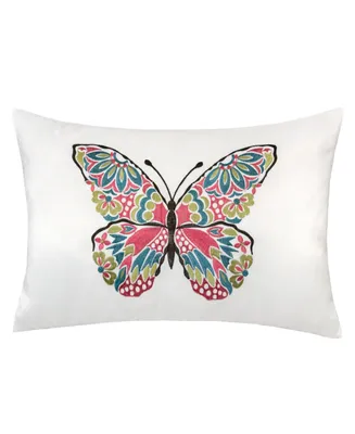 Homey Cozy Emilia Embroidery Rectangle Decorative Throw Pillow