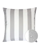 Homey Cozy Olivia Stripe Indoor/Outdoor 2-Pack Decorative Pillows, 20" x