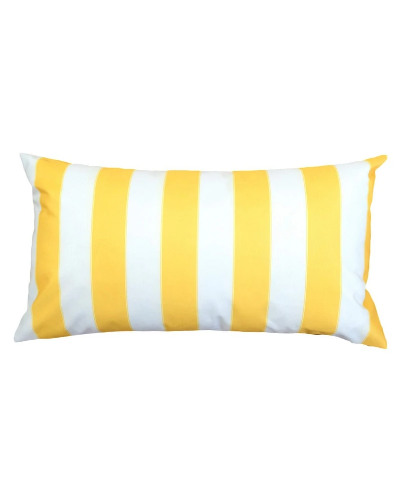 Homey Cozy Olivia Stripe Indoor/Outdoor Decorative Pillow, 12" x 20"