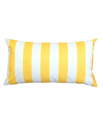 Homey Cozy Olivia Stripe Indoor/Outdoor Decorative Pillow, 12" x 20"