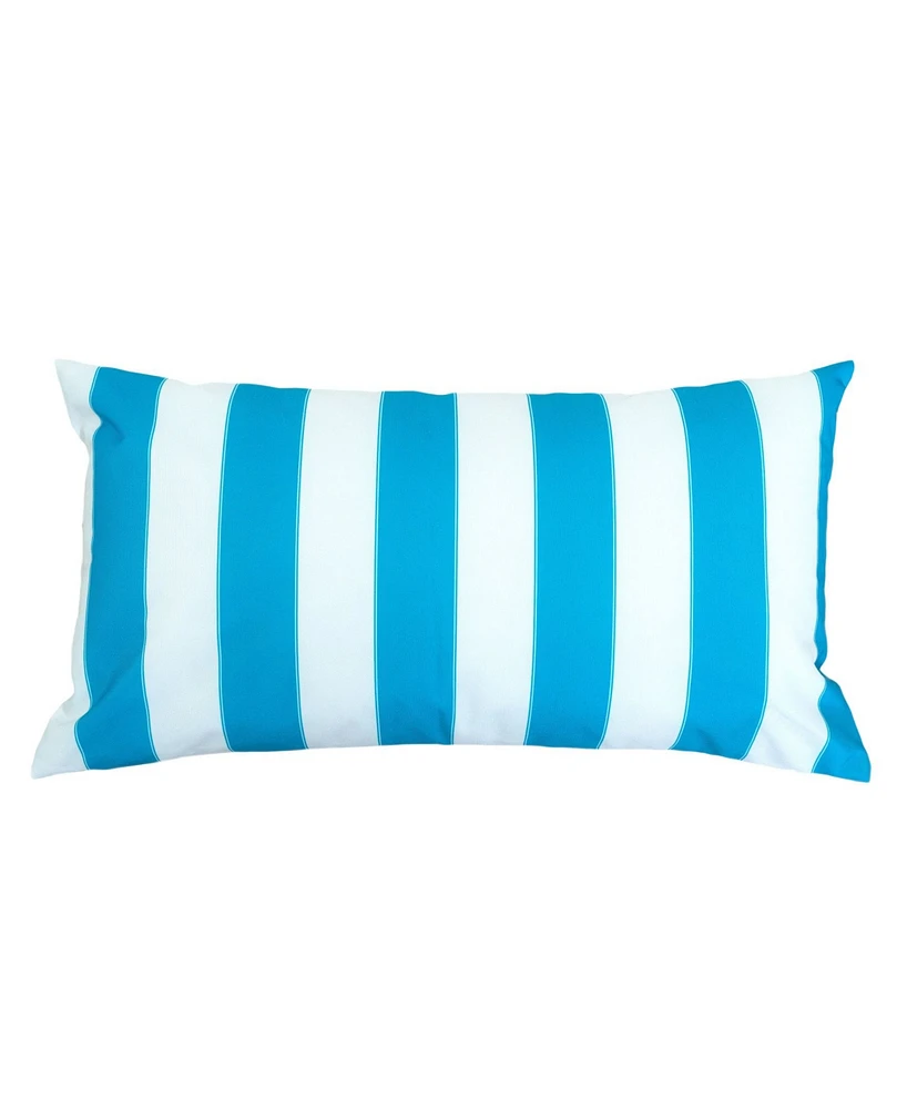 Homey Cozy Olivia Stripe Indoor/Outdoor Decorative Pillow, 12" x 20"