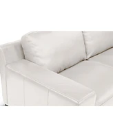 Closeout! Darrium 5-Pc. Leather Chaise Sectional with Corner Table & Console, Created for Macy's