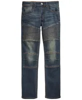 Ring of Fire Big Boys Swerve Stretch Moto Jeans, Created for Macy's