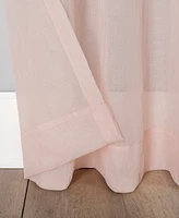 Silvia 50" x 84" Crushed Semi-Sheer Curtain Panel