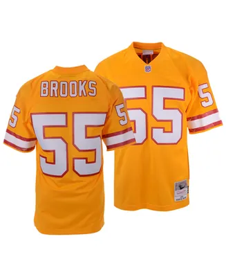 Men's Mitchell & Ness Derrick Brooks Orange Tampa Bay Buccaneers Legacy Replica Jersey