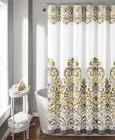 Lush Decor Clara Bohemian Shower Curtain, 72" x