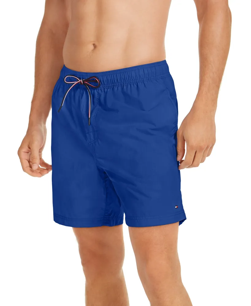 Tommy Hilfiger Men's Solid 7" Swim Trunks