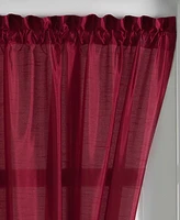 Colette Faux Silk 28" x 72" Sidelight Door Window Panel