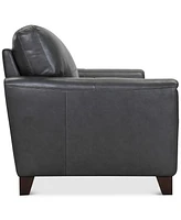 Brayna 65" Classic Leather Loveseat, Created for Macy's