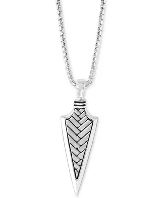 Effy Men's Arrow 22" Pendant Necklace in Sterling Silver
