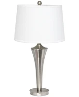 Elegant Designs Tapered 3 Pack Lamp Set 2 Table Lamps, 1 Floor Lamp with White Shades