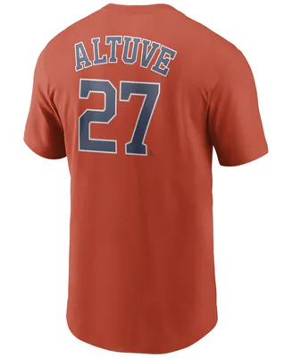 Nike Men's Jose Altuve Houston Astros Name and Number Player T-Shirt