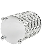 Elegant Designs Elipse Crystal Decorative Flower Vase, Candle Holder