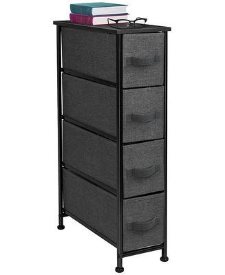 Sorbus Narrow 4 Drawers Dresser