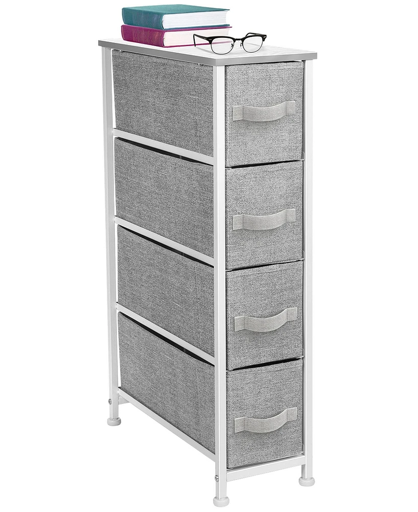 Sorbus Narrow 4 Drawers Dresser