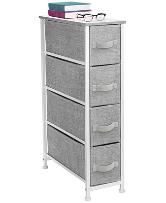 Sorbus Narrow 4 Drawers Dresser