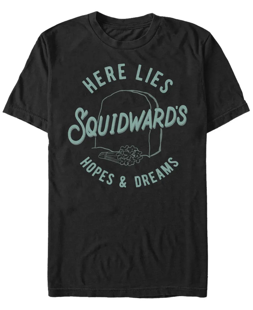 Fifth Sun Men's Eulogy for Squidward Short Sleeve Crew T-shirt