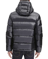 Tommy Hilfiger Men's Pearlized Performance Hooded Puffer Coat