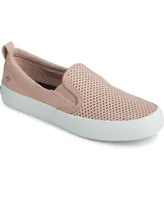 Women's Crest Twin Gore Perforated Slip On Sneakers, Created for Macy's