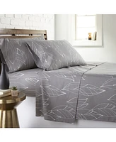 Southshore Fine Linens Modern Foliage Ultra Soft 4-Pc. Sheet Sets
