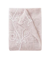 Dainty Home Stella 70" x 72" Chenille Embroidederd Shower Curtain