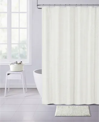 Dainty Home Paris Chenille 70" x 72" Shower Curtain