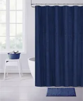 Dainty Home Paris Chenille 70" x 72" Shower Curtain