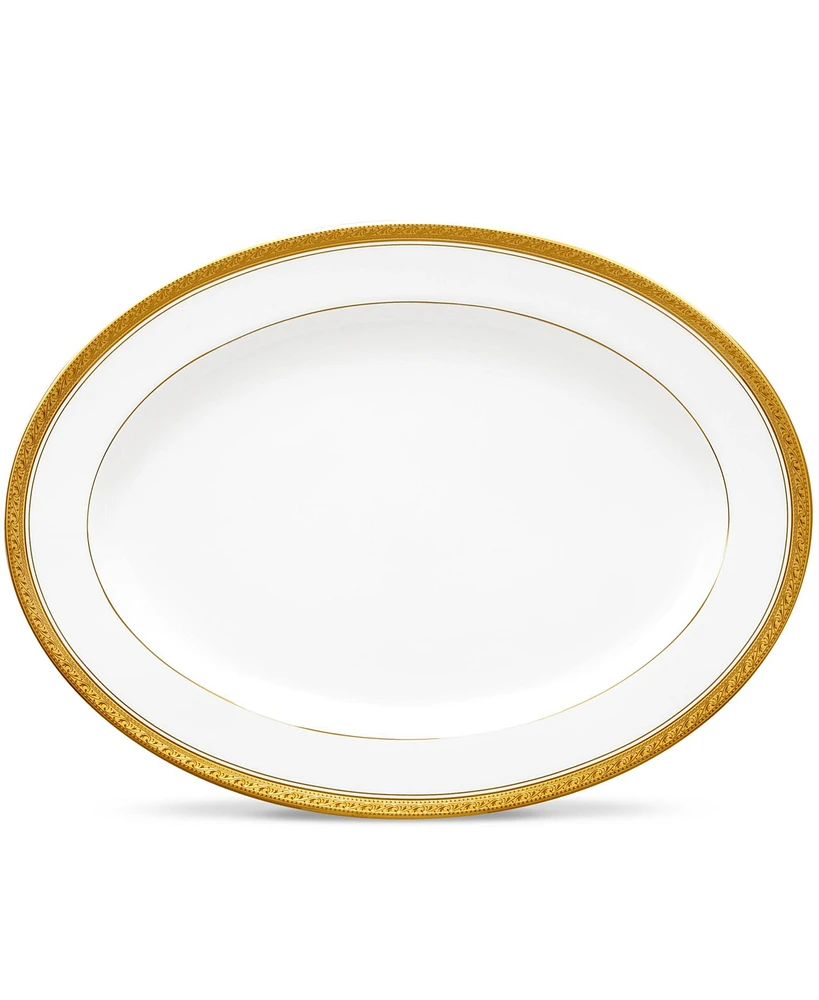 Noritake Crestwood Gold Oval Platter