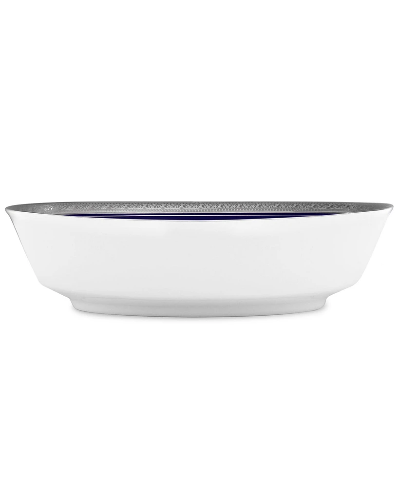 Noritake Crestwood Cobalt Platinum Oval Vegetable Bowl